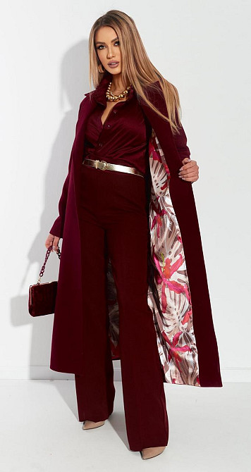 Кашемірове пальто з розрізами Київ - фото 3