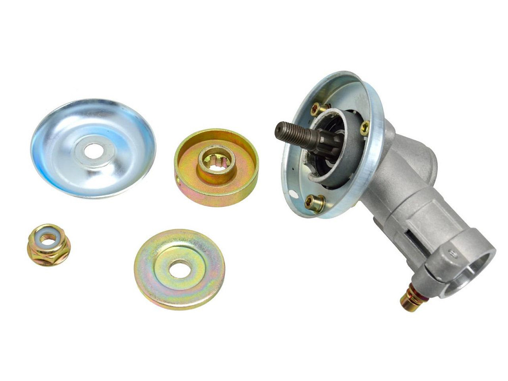 Редуктор кутовий садового тримера "GeKo" діаметром монтажного отвору 26 мм на квадратний вал вал 9 зубів 26 мм Стрий - фото 1