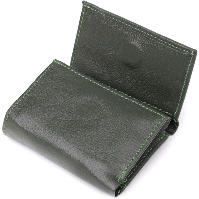 Кошелек ST Leather Из натуральной кожи Зеленый (23083) Винница - изображение 9