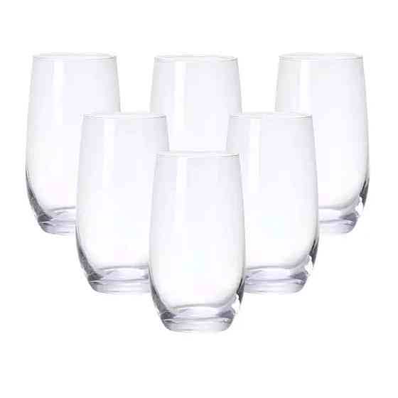 Набір склянок 6 штук по 360 мл прозорий HP557 Київ