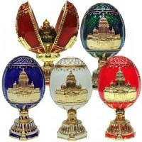 Скринька яйце з Ісакієвським собором Фаберже Київ - фото 1