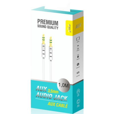Кабель мультимедійний AUX 1.0m CB-AW11 white Piko (1283126489167) Вінниця - фото 3