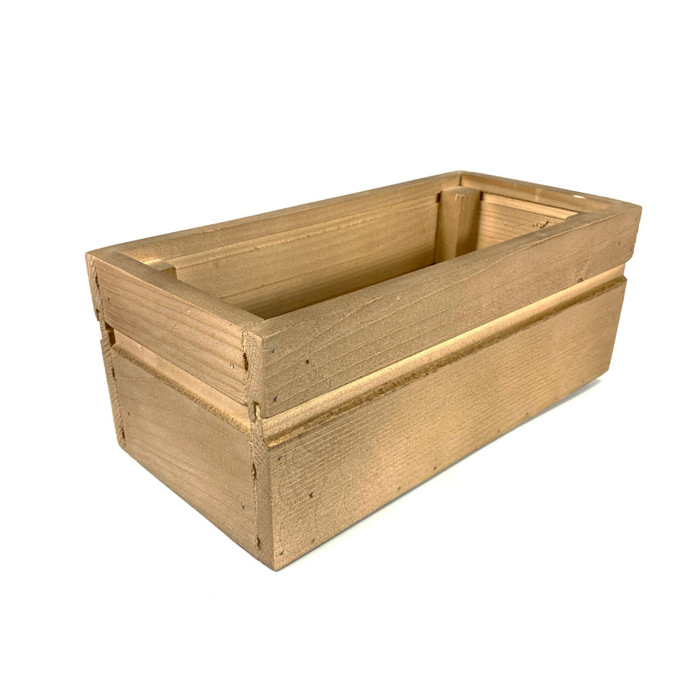 Ящик садовий декоративний для квітів або для зберігання речей з натурального дерева 30х14,5х11,5 см Кам'янець-Подільський - фото 1