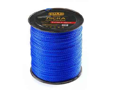 Триммерна леска 2,7 мм крученого квадрату 300 м СИЛА Харків