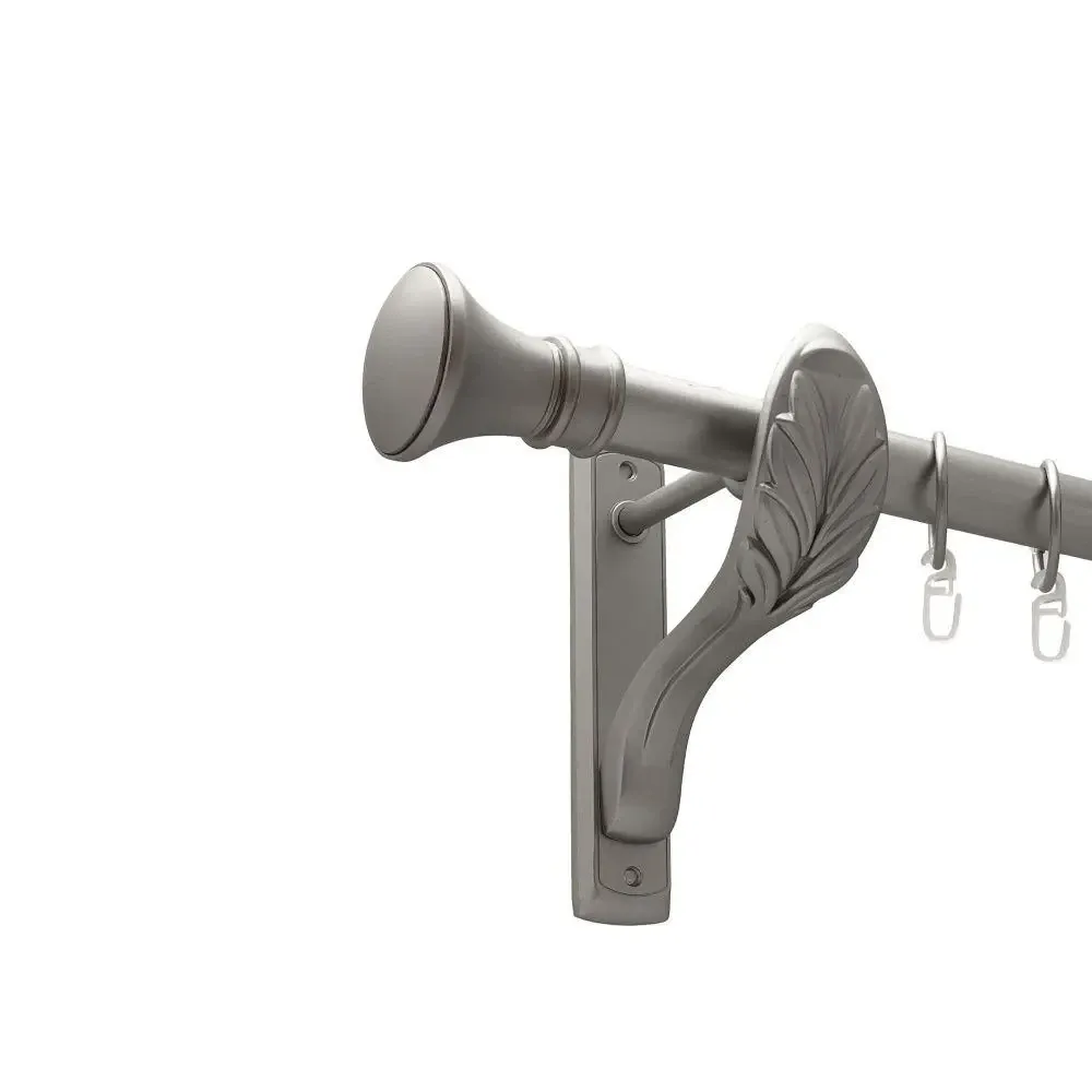 Карниз Orvit Люксор металевий однорядний ретро Сатин 25 мм 200 см (00-00011212) Львов - изображение 1