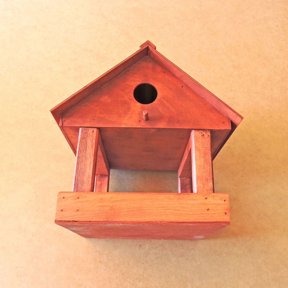 Годівниця з шпаківнею "Горихвостка" корал Миколаїв - фото 3