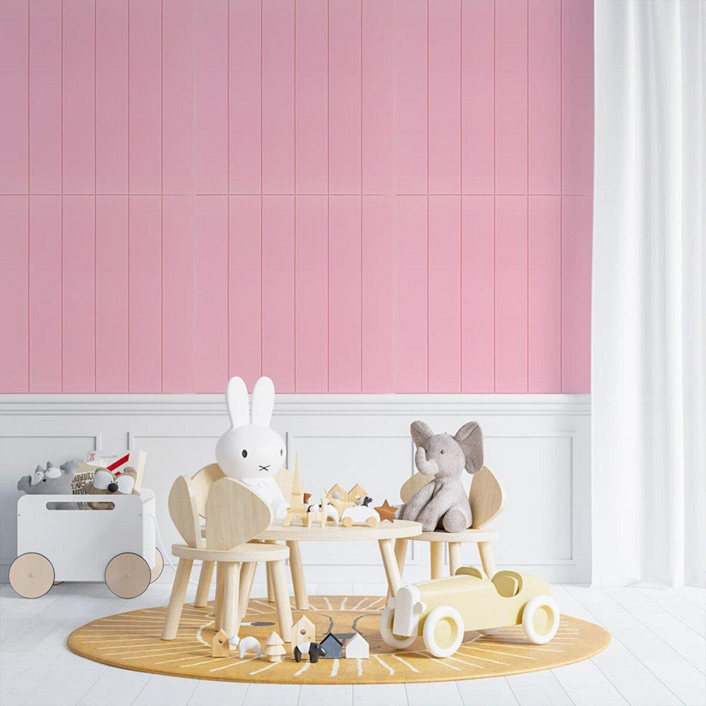 Самоклеящаяся 3D панель 700x700x4мм Розовое дерево (379) SW-00001384 Киев - изображение 5