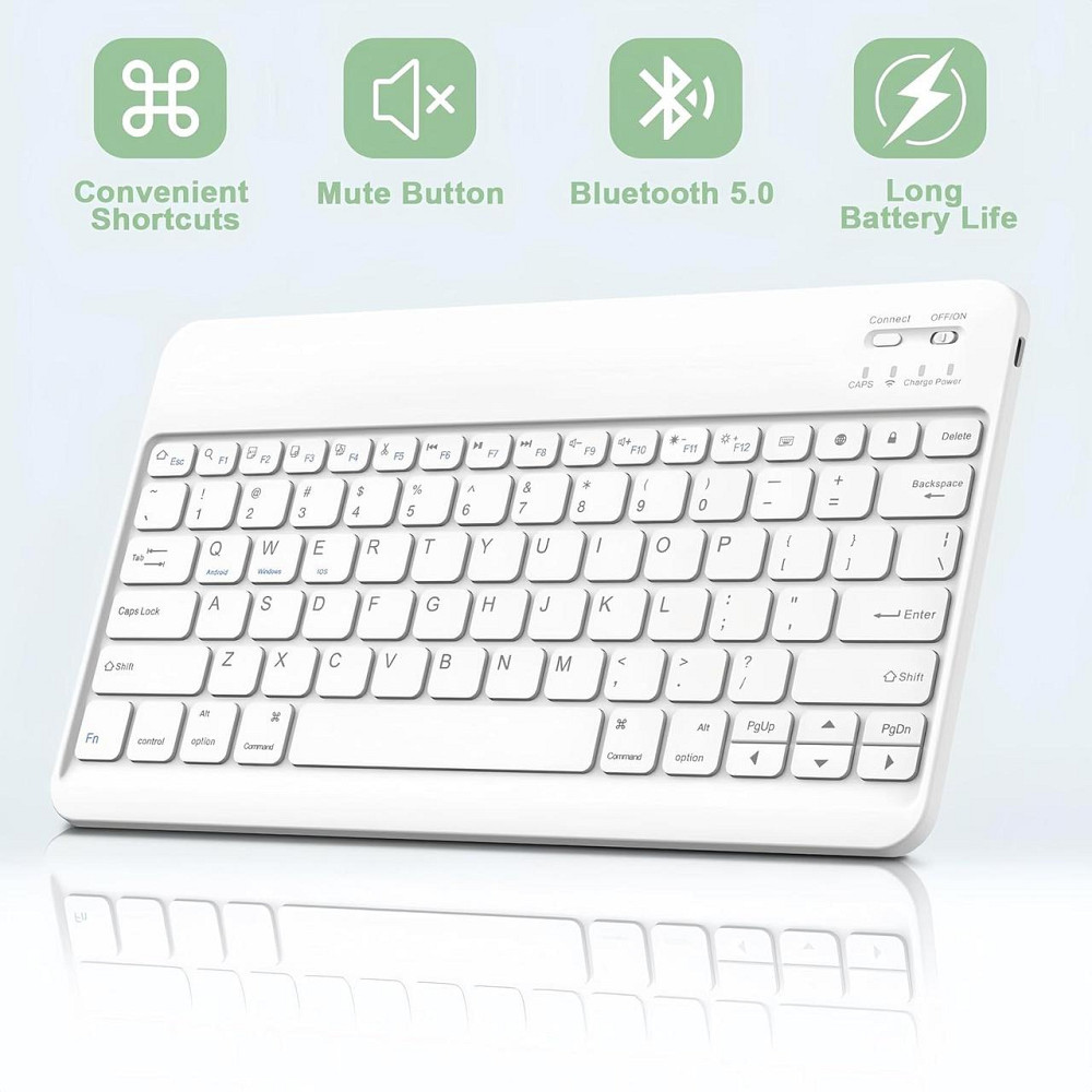 Протиударний чохол-книжка з клавіатурою на Samsung Galaxy Tab S7 FE+/S7+/S8+ 12.4" Дніпро - фото 7