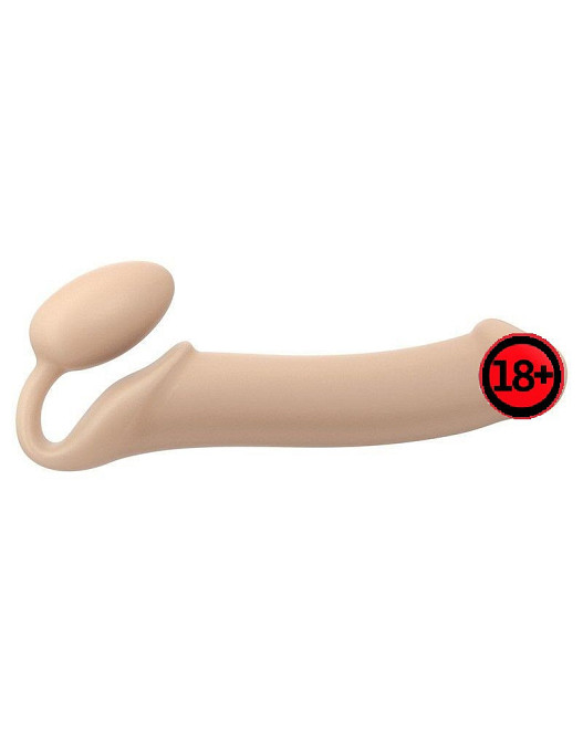 Безремневой страпон Strap-On-Me Flesh XL, полностью регулируемый, диаметр 4,5см Sex Aura Киев - изображение 1