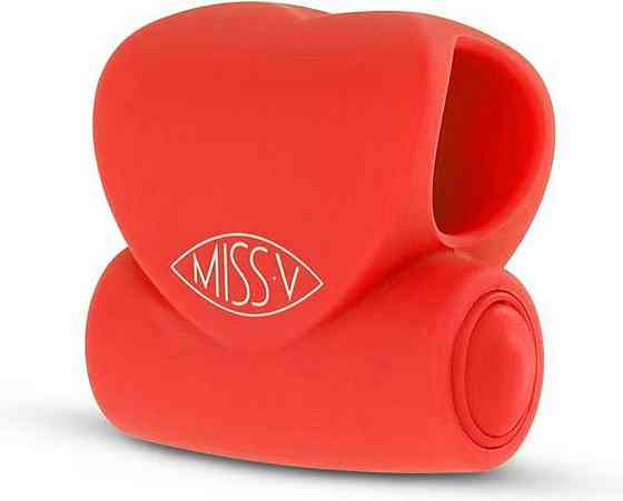 Miss V Sweetheart Finger Vibrator - водонепроницаемый стимулятор клитора - красный Днепр