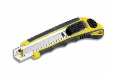 Нож выдвижной 9мм обрезиненный обойма на 3 шт (СИЛА) Харьков