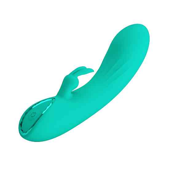 Вибратор-кролик PRETTY LOVE DJ Stick бирюзовый, 12.7 х 2.7 см Sex Aura Киев