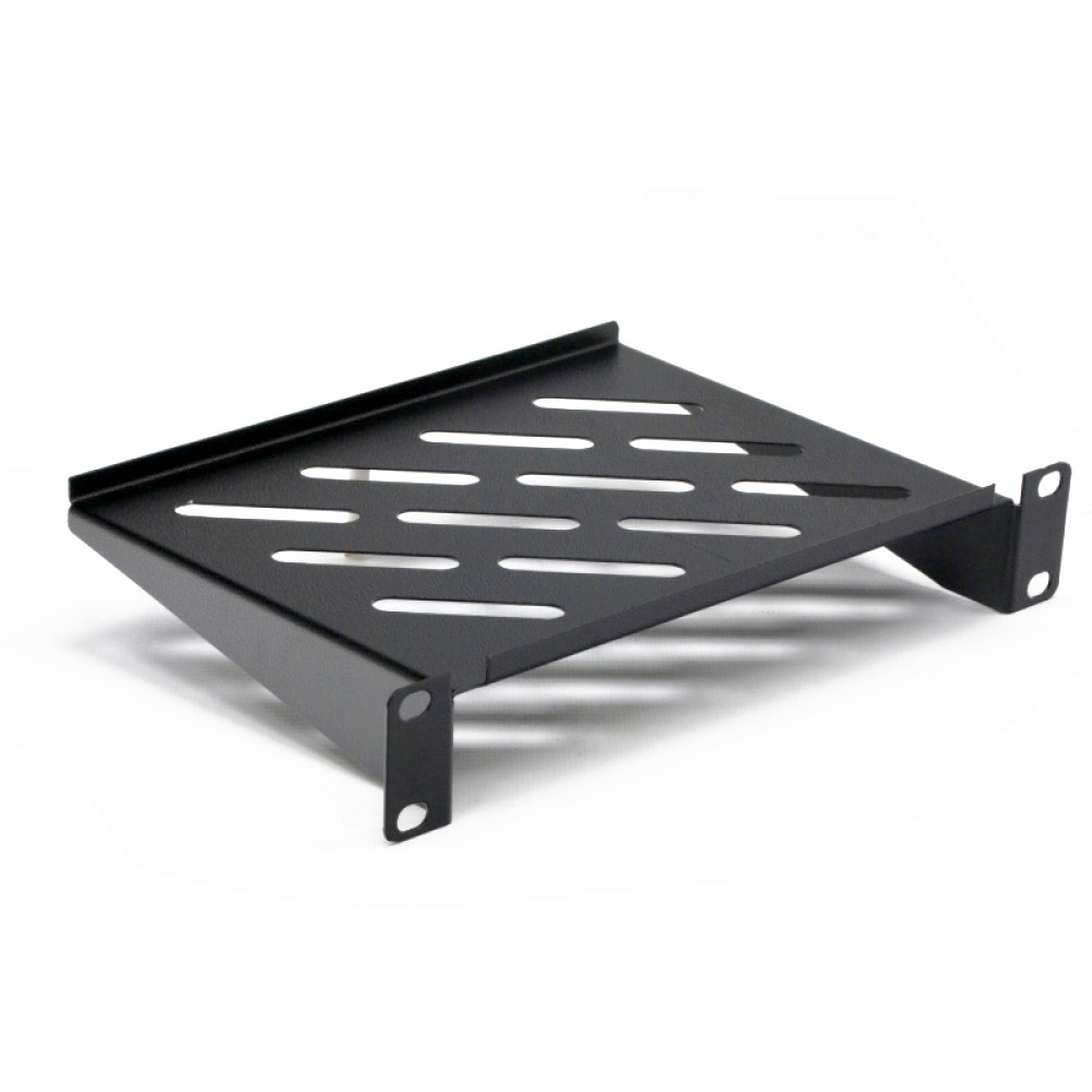 Полиця консольна CMS UA-SHC160b 10" 1U 160 мм чорна Київ - фото 2