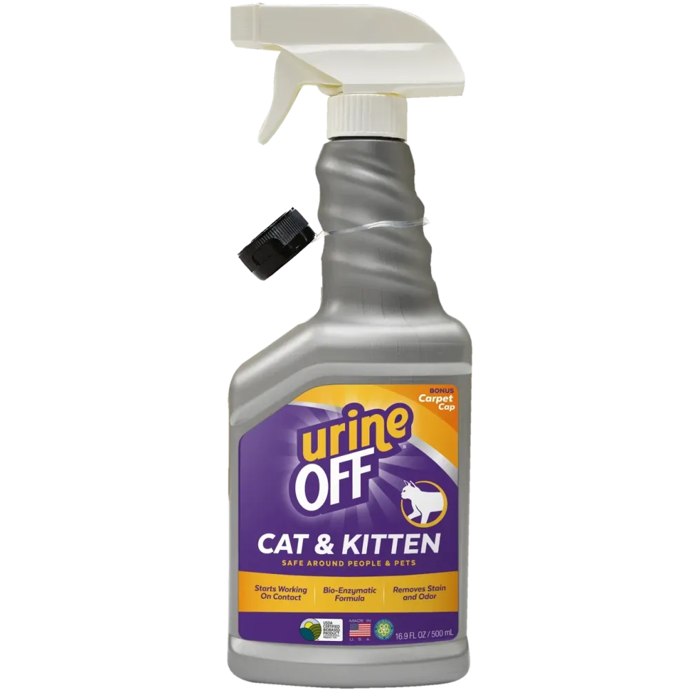 Спрей TropiClean Urine Off для удаления органических пятен и запахов от котят и кошек 500 мл Киев - изображение 1