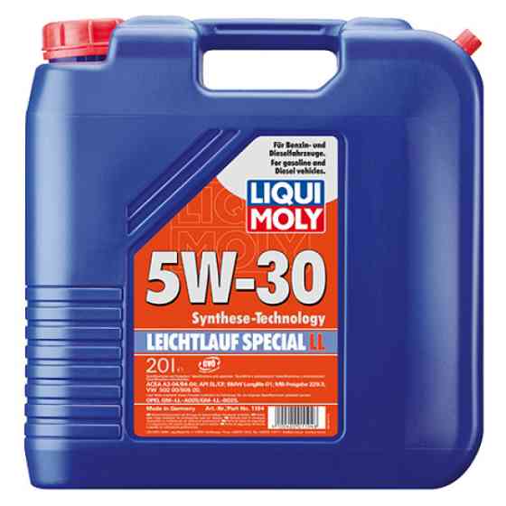 LIQUI MOLY Синтетична моторна олива - Special Tec LL SAE 5W-30 20л. Коломыя