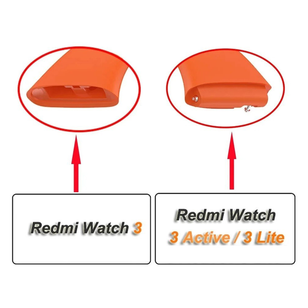 Ремешок для часов Xiaomi Redmi Watch 3 Active / 3 Lite (Красный) Николаев - изображение 7