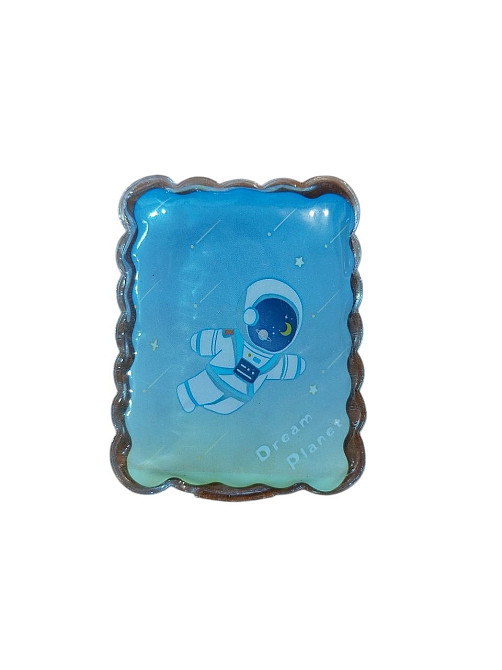 Сольова грілка багаторазова з принтом космонавта самонагріваюча грілка для рук Київ - фото 1