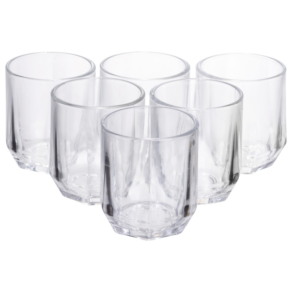 Набір скляних стаканів для напоїв 250 мл, 6 шт. Київ - фото 1