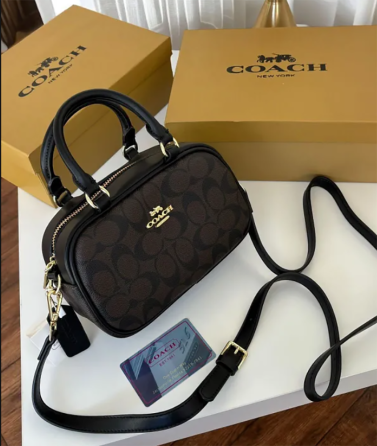Небольшая женская сумочка на плечо Coach (3537-2) Киев
