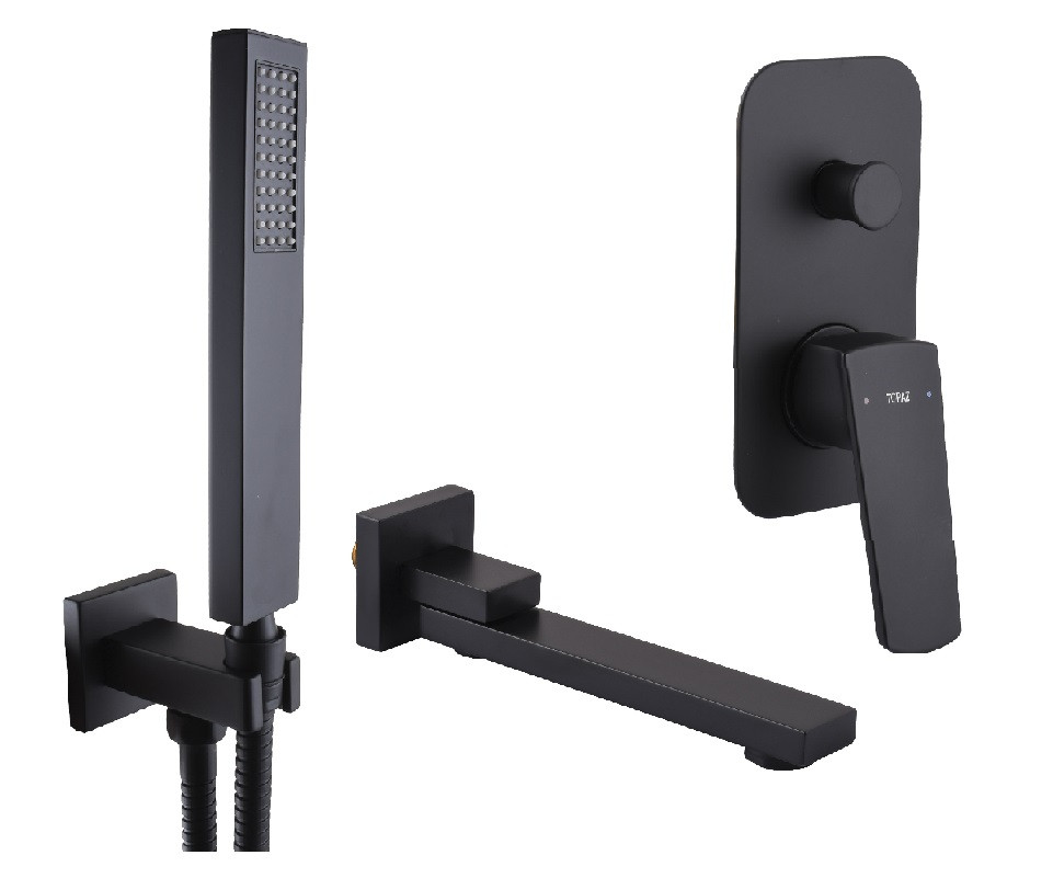 Змішувач для ванни вбудований TOPAZ LEXI TLG 21202-200N-BL Тернопіль - фото 1