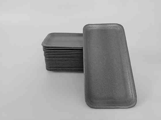 Підкладка (лотки) зі спіненого полістиролу (270*136*15) "ТR-055 чорний (450 шт) Харків