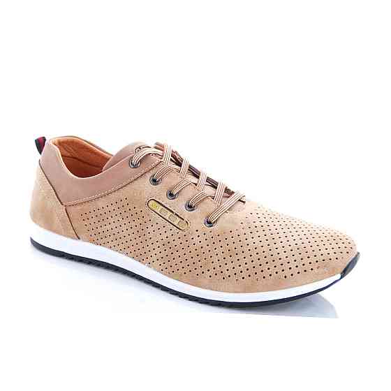 Мужские Мокасины Летние Бежевые Кроссовки Сеточка Коричневые Светлые (размеры: 40,41,42,43,44,45) - 207-4 Днепр