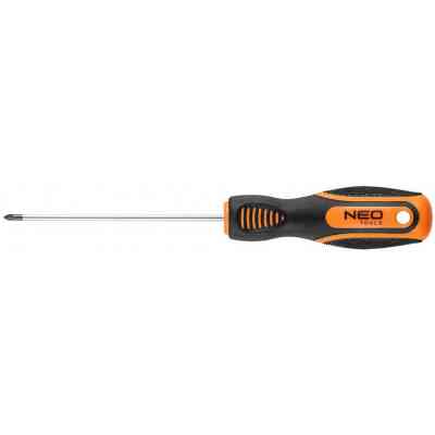 Викрутка Neo Tools хрестова, PZ0 x 100 мм, CrV (04-182) Вінниця