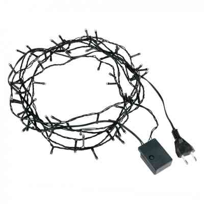 Гирлянда YES! Fun Нить 70 LED Тепло-белая 4.9 м 8 режимов Мерцание (974835) Винница