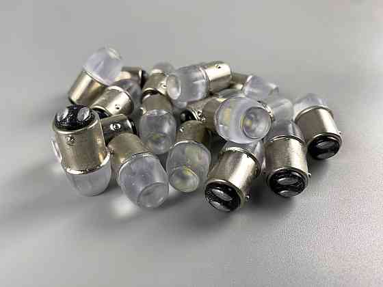 Світлодіодна автомобільна лампа стоп-сигнал/покажчик повороту 12V 2-ух контактний цоколь 1157 BAY15d Мукачево