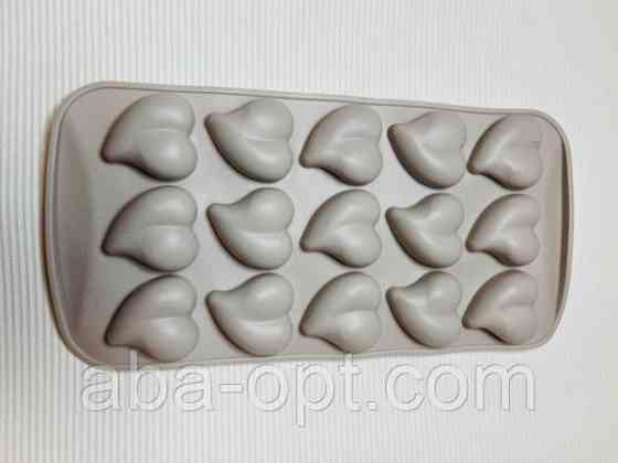 Форма силіконова на 15 виробів 21 х 10 см Серце (шт.) Одеса