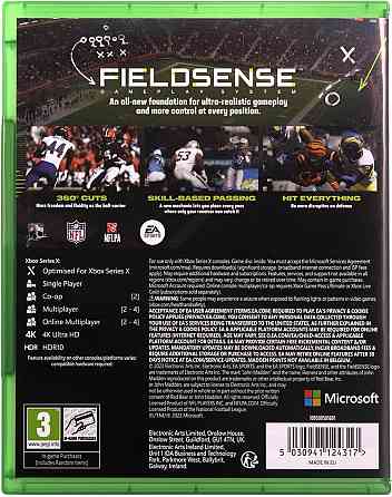Игра Madden NFL 23 для Xbox Series X, спортивная видеоигра об американском футболе, диск симулятор для консоли Киев