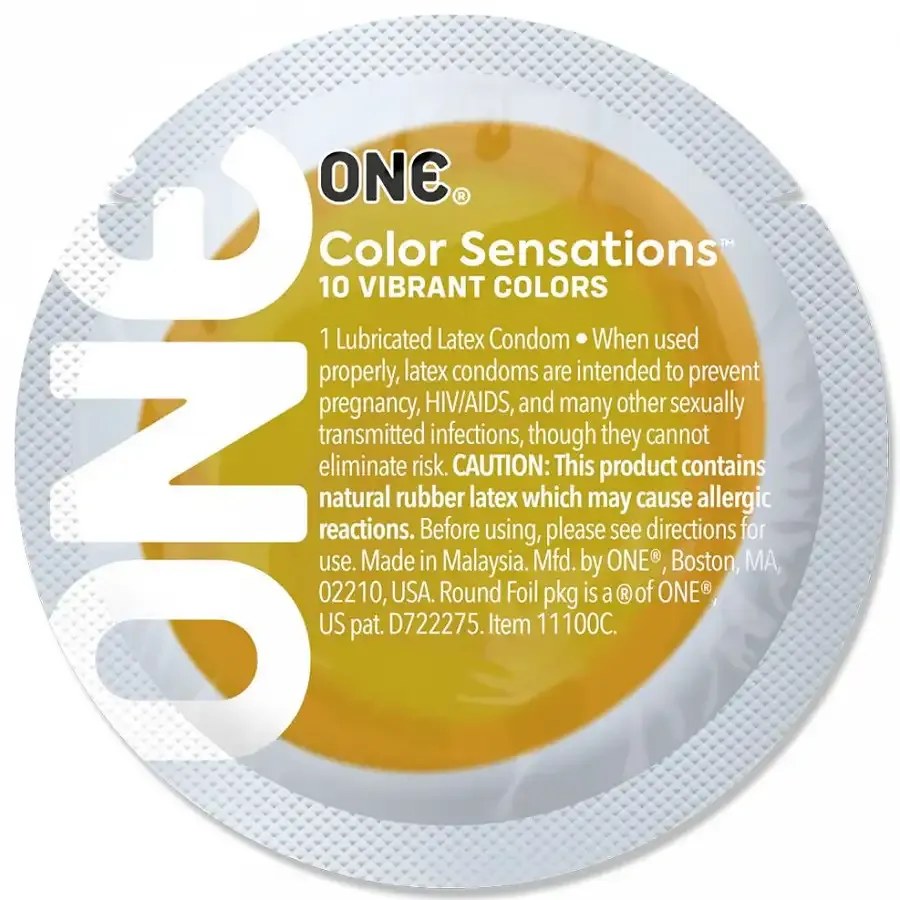 Презерватив ONE Color Sensations - ONE will get you there (Yellow) 1 шт Львов - изображение 2