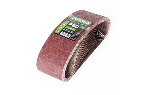 Стрічка шліфувальна нескінченна APRO P80 75×533 мм (10 шт.) Рівне - фото 1