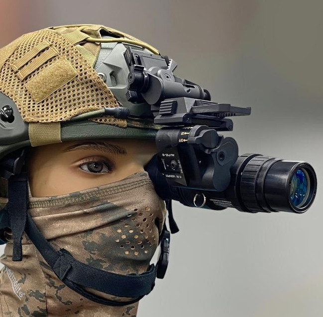 Прибор ночного видения Монокуляр PVS-18 1х32 с креплением FMA L4G24 на шлем + подсумок Винница - изображение 1