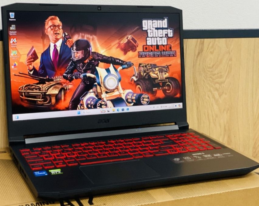 Ноутбук: ASER NITRO 5 15.6 144Hz. 15-11400H 6 ядер, / 12 потоков, RTX 3050TI - 4Gb. Киев - изображение 1