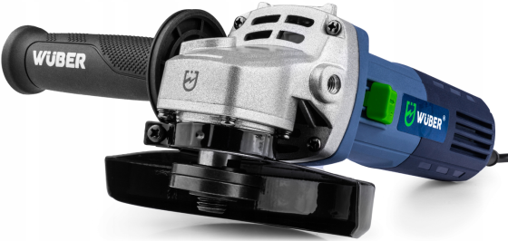 Болгарка (кутова шліфувальна машина) Wuber 1600Вт 125мм + набір 10 дисків 125мм (Польща) Київ