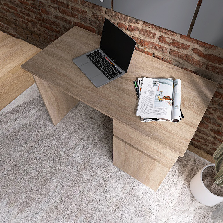 Компьютерный стол Эверест СЛ-1 Лайт 110х55х77 см Дуб сонома (DTM-4669) Львов - изображение 4