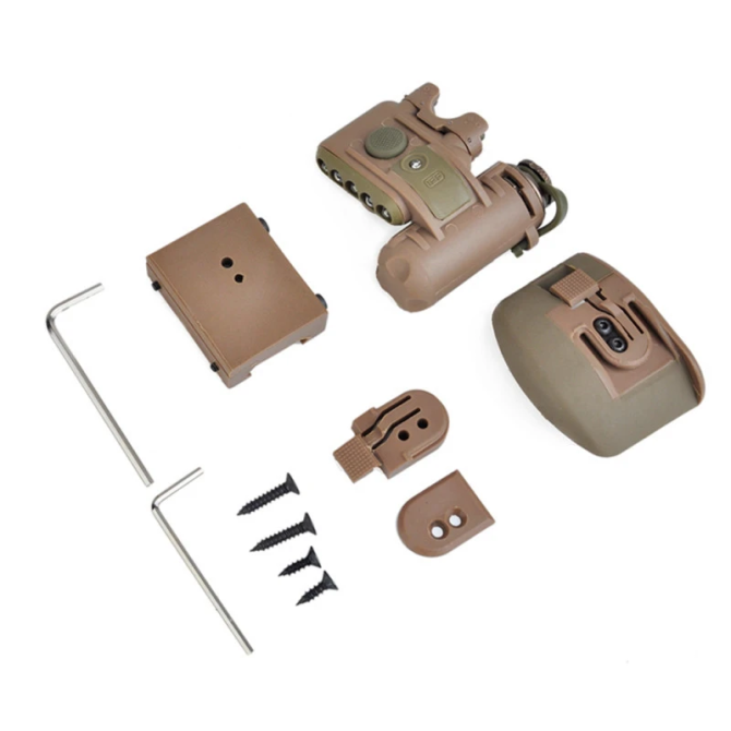 Тактический фонарь на шлем Airsoft Wadsn Gen 2 (Койот) Винница - изображение 3
