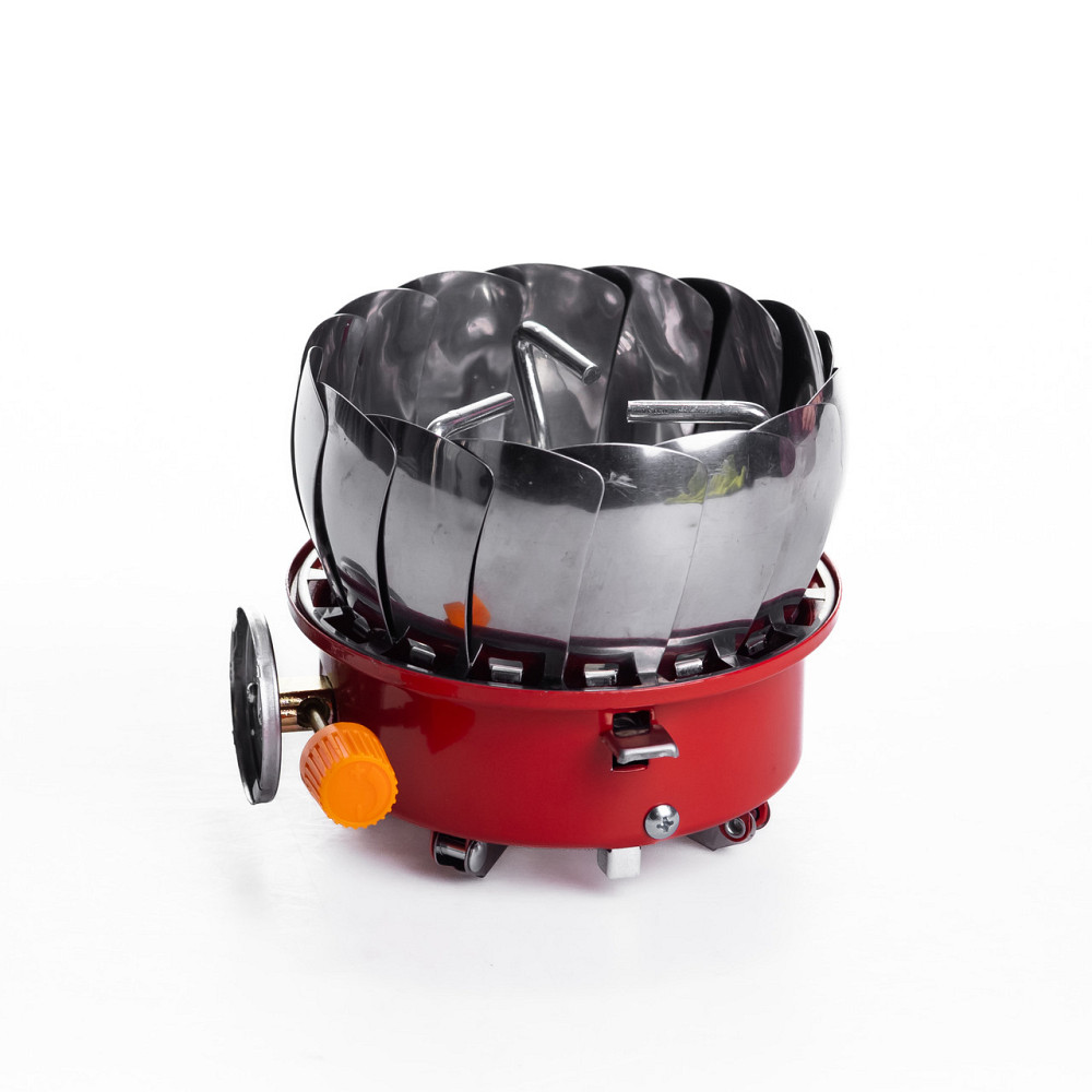 Газовий пальник 2800 Вт HP-DS3-9 таганок газовий туристичний червоний Коломия - фото 6