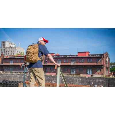 Рюкзак туристичний Helikon-Tex 21л Backpack - Nylon Polyester Blend - Melange Black-Grey (PL-EDC-NP-M1) Вінниця