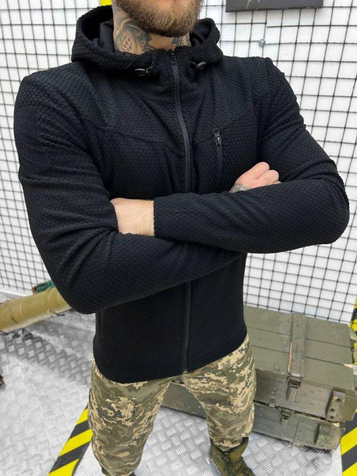 Тактична флісування honeycomb black ВТ0443 Одеса - фото 6