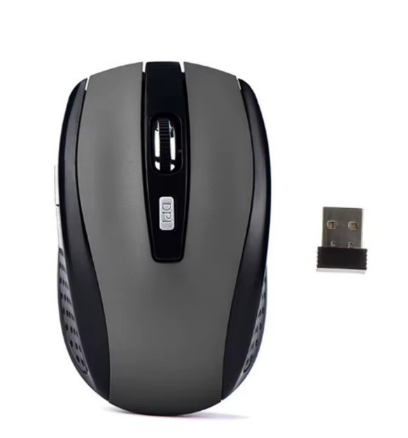 Бездротова мишка Silent Mouse 2.4G Сіра Запоріжжя - фото 2