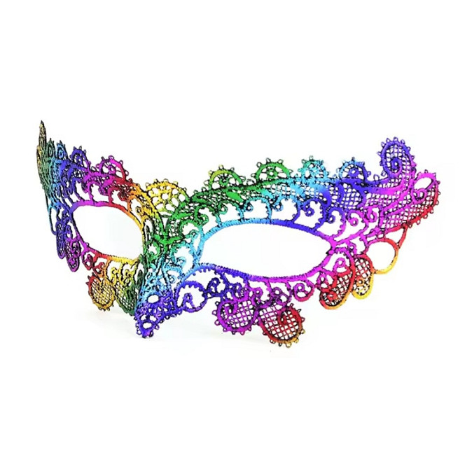 Маска на карнавал на зав`язках one size різнобарвний Київ - фото 2