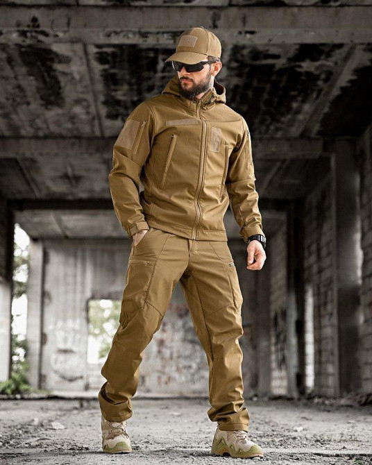 Тактический костюм софтшел sofftshel  AURA  койот ПП7821 Одесса - изображение 3