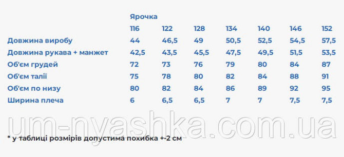 Дитяча вишиванка Ярочка молочно-бежева 116-164 Кривий Ріг - фото 4