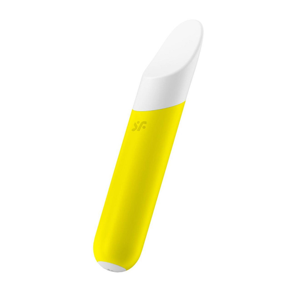 Міні-вібратор з гнучким язичком Satisfyer Ultra Power Bullet 7 Yellow Sex Aura Київ - фото 1