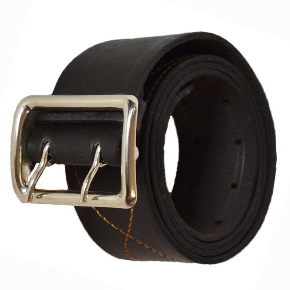 Ремень портупея кожаный с молитвами внутри коричневый, 50х Одесса - изображение 4