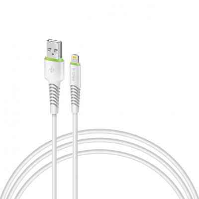 Дата кабель USB 2.0 AM to Lightning 0.2m CBFLEXL0 white Intaleo (1283126487439) Вінниця