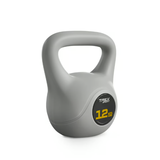 Гиря вінілова 12кг Trex Sport TX-012CKB сірий Киев