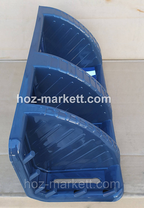 Полка в ванную угловая пластиковая серая 28 х 17.5 х 45 см Харьков - изображение 4